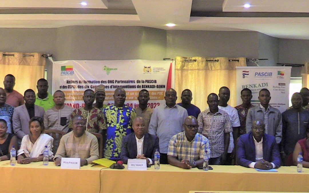 Atelier de formation des ONG partenaires de la PASCiB et des CSPDL des Communes d’interventions de BENKADI-BENIN