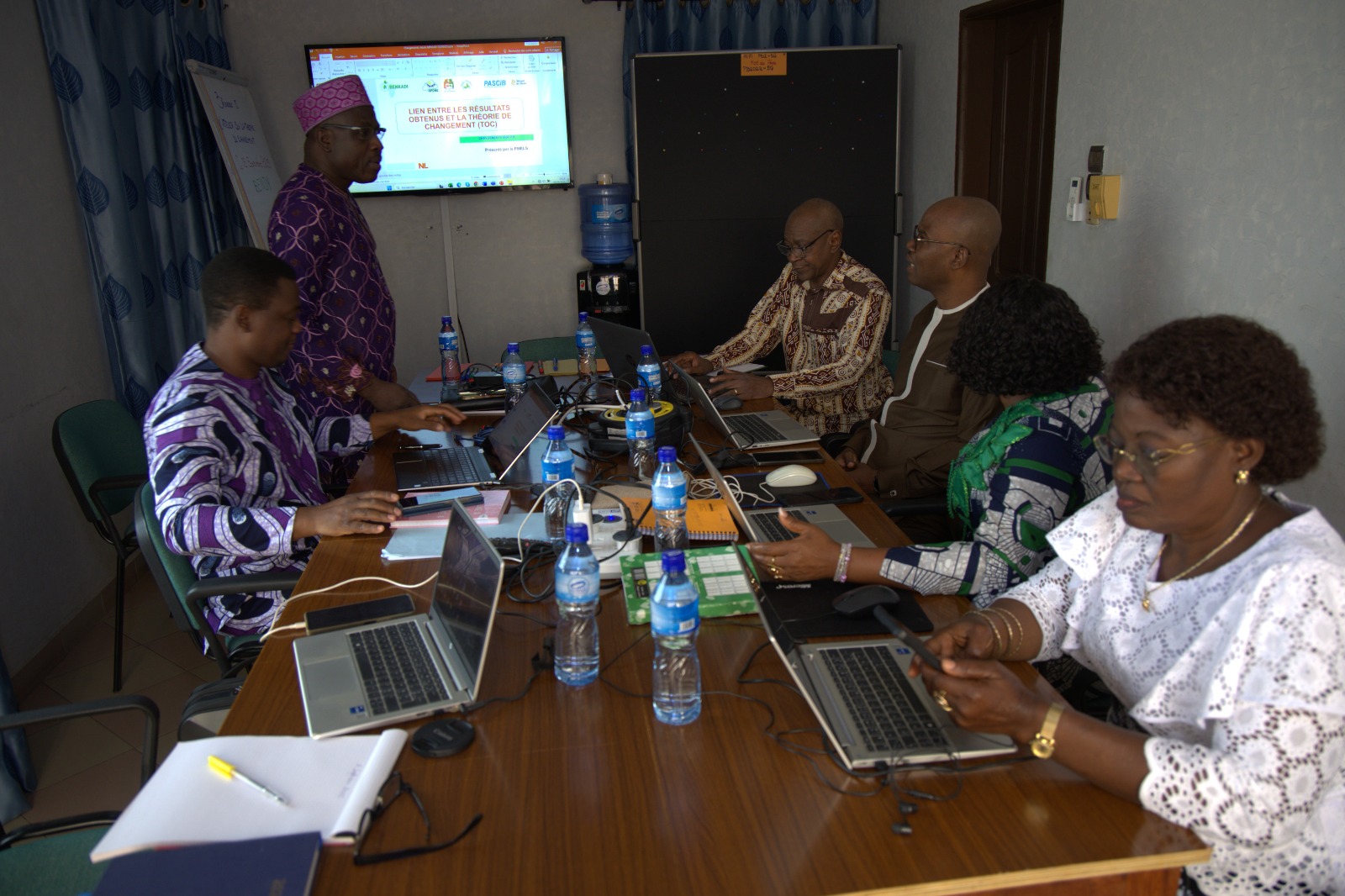 Le groupe de participants à l